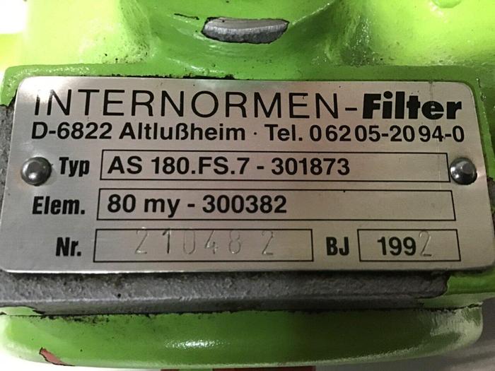 Used INTERNORMEN Filter housing AS180.FS.7-301873 #113043