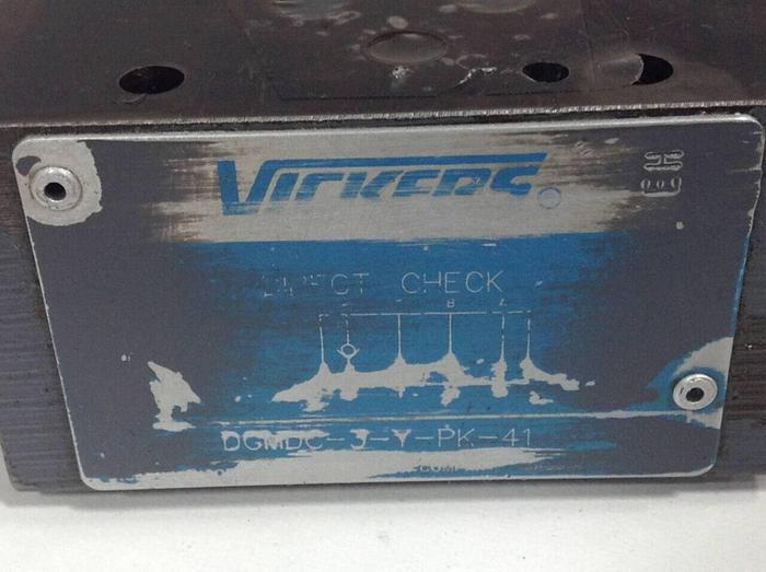 Used VICKERS Check Valve DGMDC 3 Y PK 41 #89718