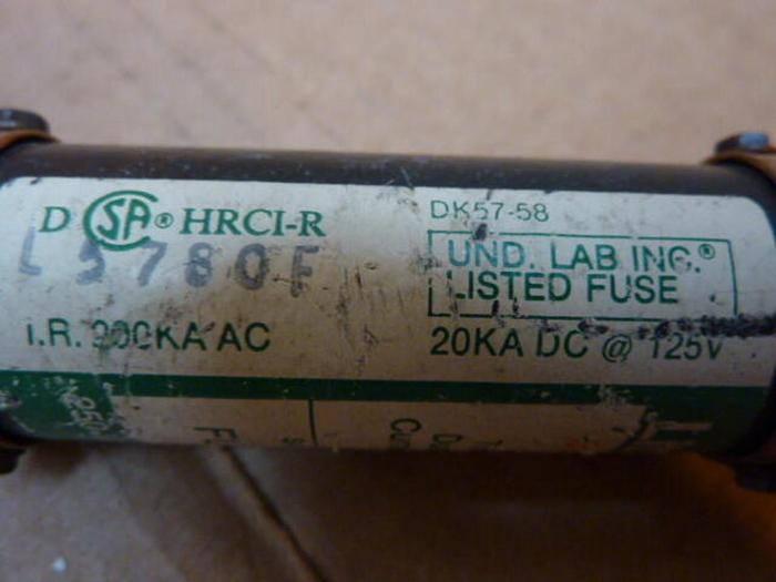 Used LITTELFUSE 100 Amp Fuse FLNR-100 #27000