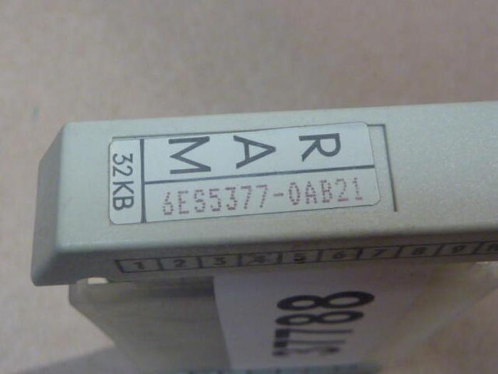 Used SIEMENS Memory Submodule 6ES5377-0AB21 #37788