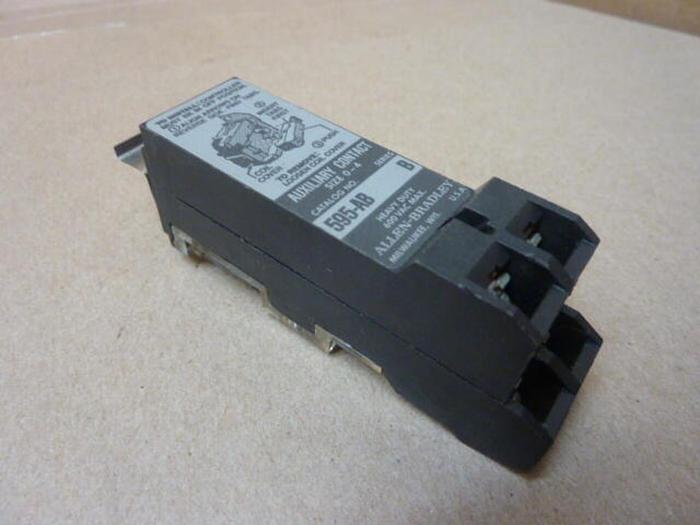 Used ALLEN BRADLEY Contact Block 595-AB SER B #33742