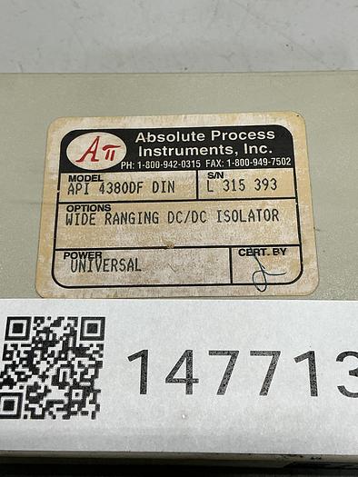 Used API API 4380DF DIN