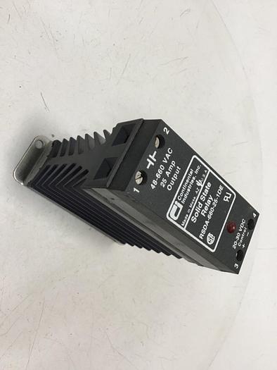 Used CONTINENTAL INDUSTRIES Solid State Relay RSDA-660-25-1DE #134744