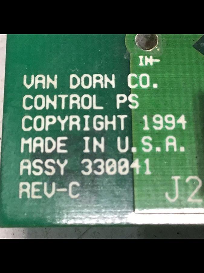 Used VAN DORN Circuit Board 330041 PC330-041 Used
