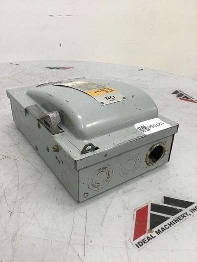 Used SIEMENS 30 Amp ITE Heavy Duty Vacu-Break F-351 #127054