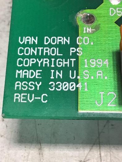 Used VAN DORN Circuit Board 330041 PC330-041 Used
