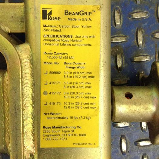 Used ROSE Beam Grip 415172 #74947