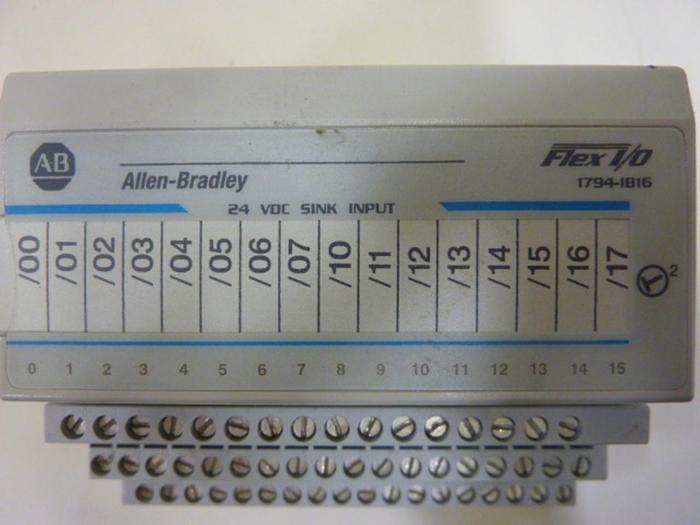 Used ALLEN BRADLEY Input Module 1794-IB16 SER A #49472