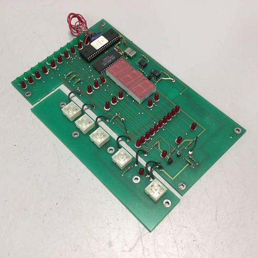 Used ADVANTAGE ELECTRONICS Display Panel Board 493085 100593 #96115