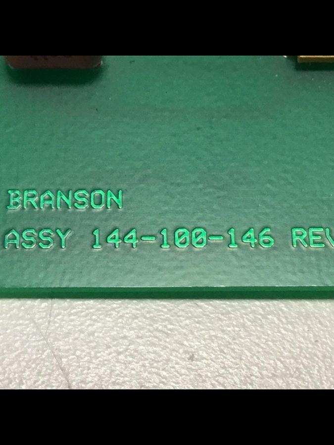 Used BRANSON Circuit Board 144-100-146 Used #145241