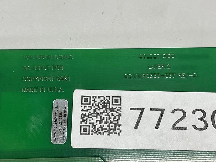 Used VAN DORN DEMAG PC330-037 REV-D