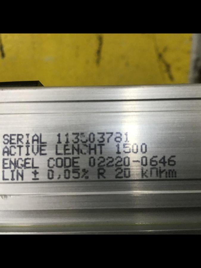Used ENGEL Clamp Linear Transducer 02220-0646 #141307
