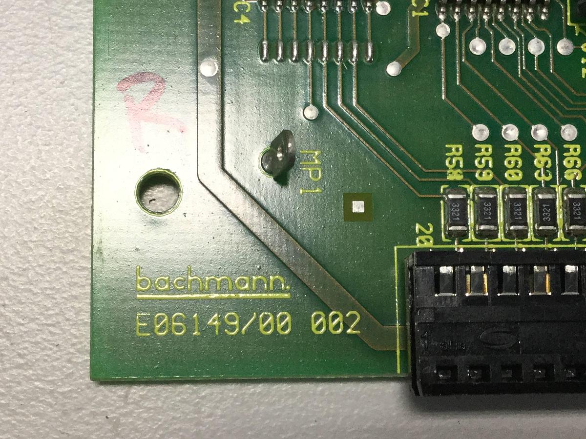 Used BACHMANN ELECTRONIC Output Card CA16/P2.5S  E06149/00 USED