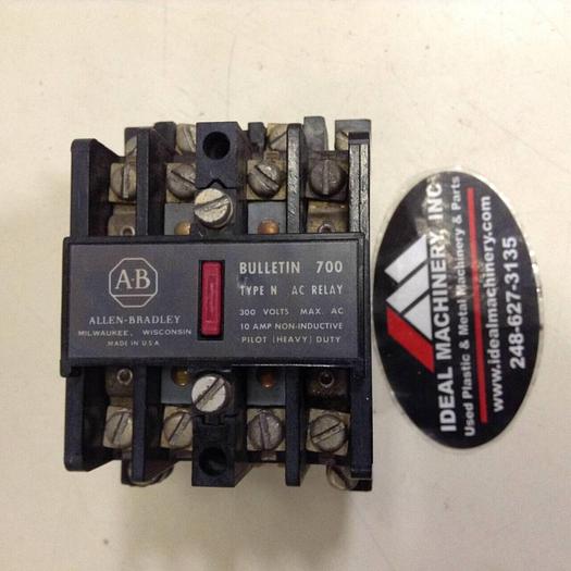Used ALLEN BRADLEY AC Relay 700-N800A1 SER C #76179