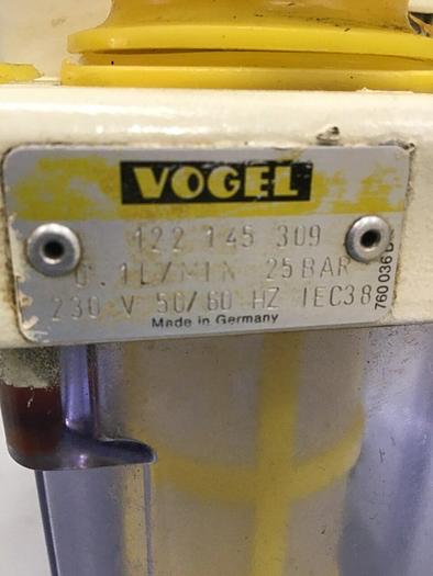 Used VOGEL Lube Tank 122 145 309 #134677
