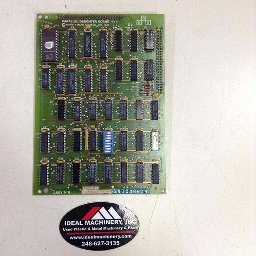 Used QMS Parallel Daughter Board A08291 #81700