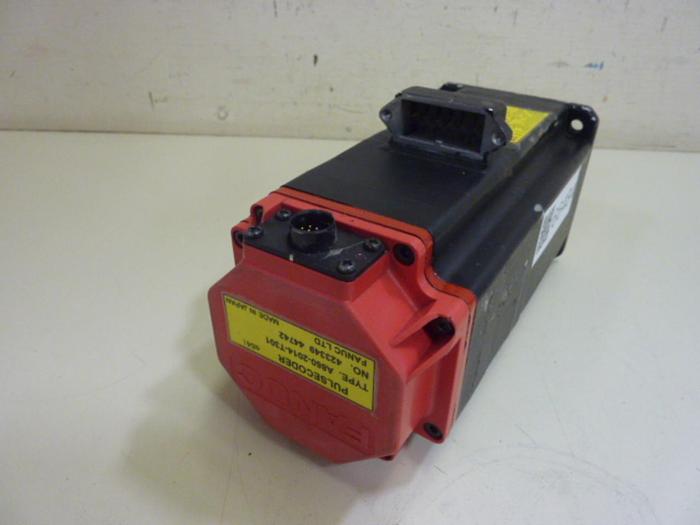 Used FANUC 0.75 kW (1 HP) AC Servo Motor A06B-0205-B605 Used