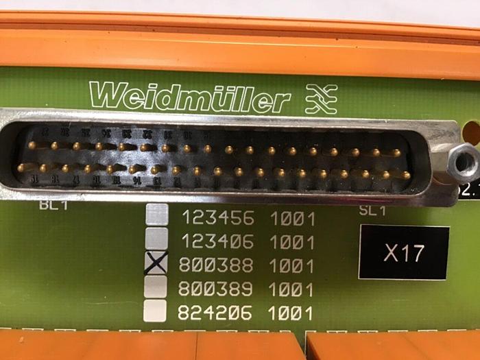 Used WEIDMULLER Connector 800388 1001 #117809