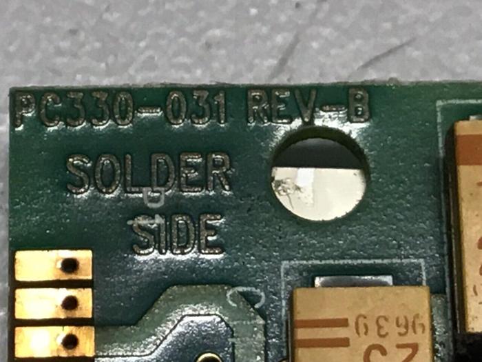 Used VAN DORN Sequencer Circuit Board PC330-029 330-029 Used