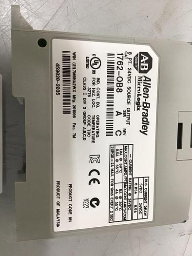 Used ALLEN BRADLEY Output Module 1762-OB8 SER A #118574