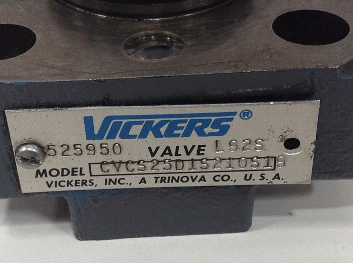 Used VICKERS Valve CVCS25D1S210S19 #89662