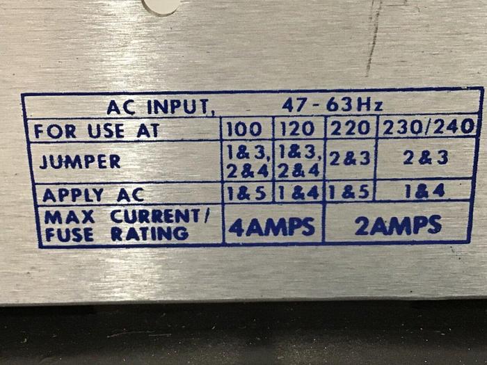 Used POWER ONE Power Supply HE24-7.2-A #73000