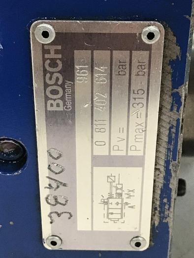 Used BOSCH Hydraulic Valve 0 811 402 614 #144763