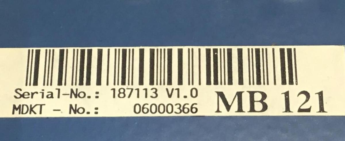 Used MANNESMANN DEMAG 06000366 BackPlane MB 121 USED