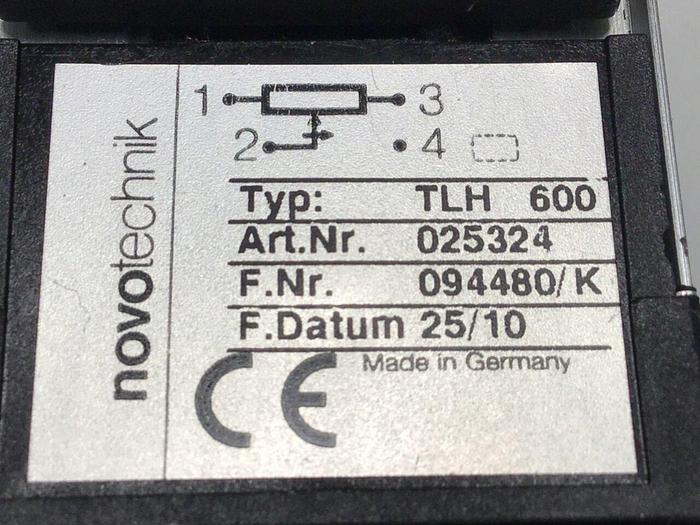 Used NOVOTECHNIK Transducer TLH600 Used
