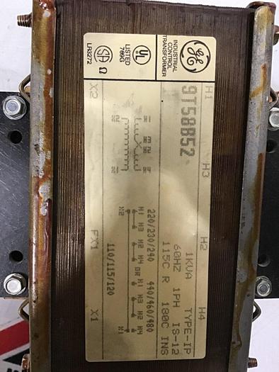 Used GENERAL ELECTRIC 1.0 kVA Transformer 9T58B52 #125059