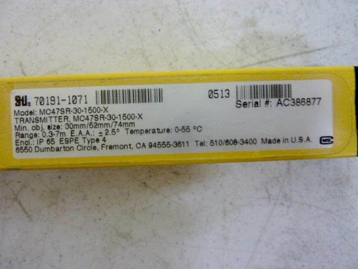 Used STI Light Curtain Transmitter MC47SR-30-1500-X Used