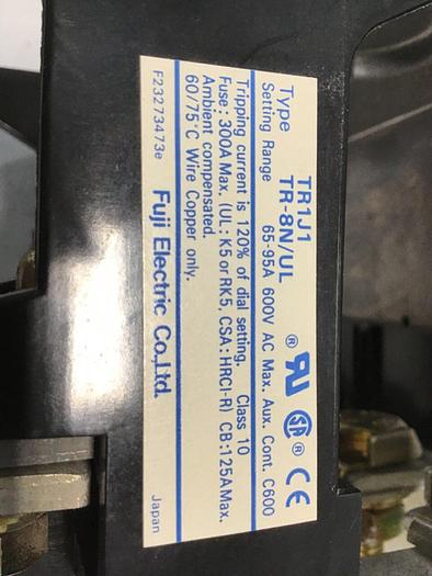 Used FUJI ELECTRIC Contactor SC-8N/UL 1NC4QO #141283