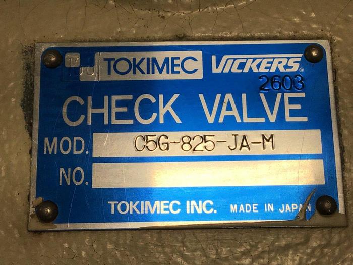 Used VICKERS Check Valve C5G825JAM Used