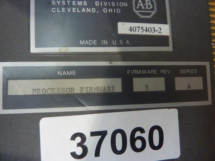 Used ALLEN BRADLEY PLC-2 Mini processor 1772-LN2 SER A #37060