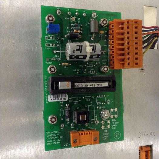 Used VAN DORN BackPlane Rack 330019 #128939