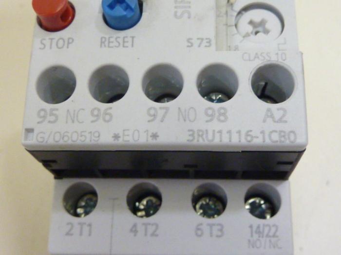 Used SIEMENS Overload Relay 3RU1116-1CB0 #63884