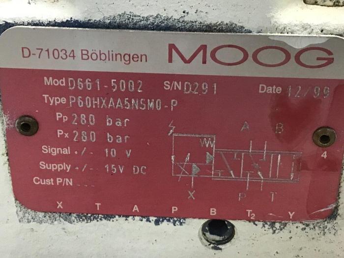 Used MOOG Servo Valve D661-5002 Used