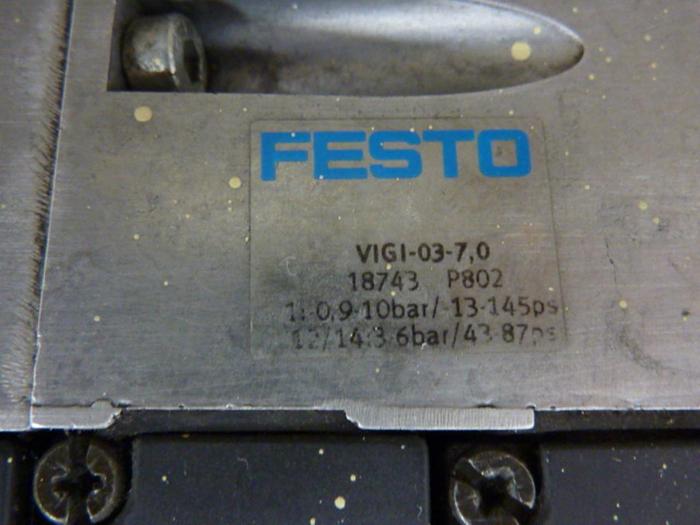 Used FESTO Control Block w/ Valves IFB8-03 #52801