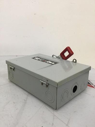 Used GENERAL ELECTRIC / GE 30 Amp Safety Switch TH3361 #125043