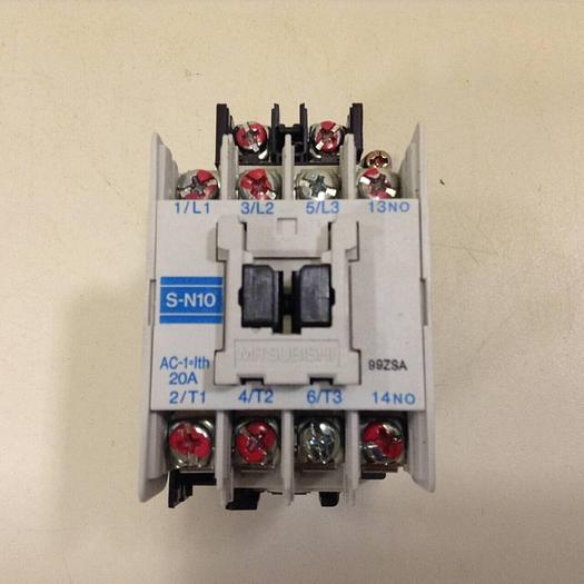 Used MITSUBISHI Contactor S-N10 20 AMP #72350