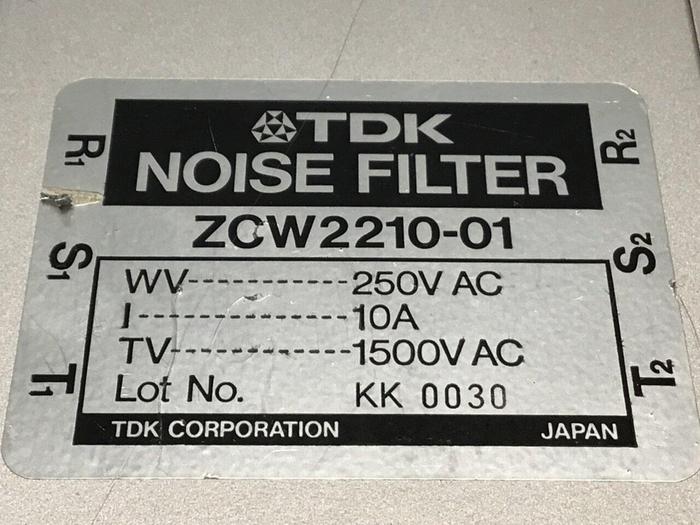 Used TDK Noise Filter ZCW2210-01 #123511