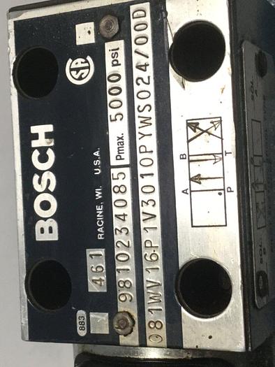 Used BOSCH Valve 081WV16P1V3010PYWS024/00D #106047