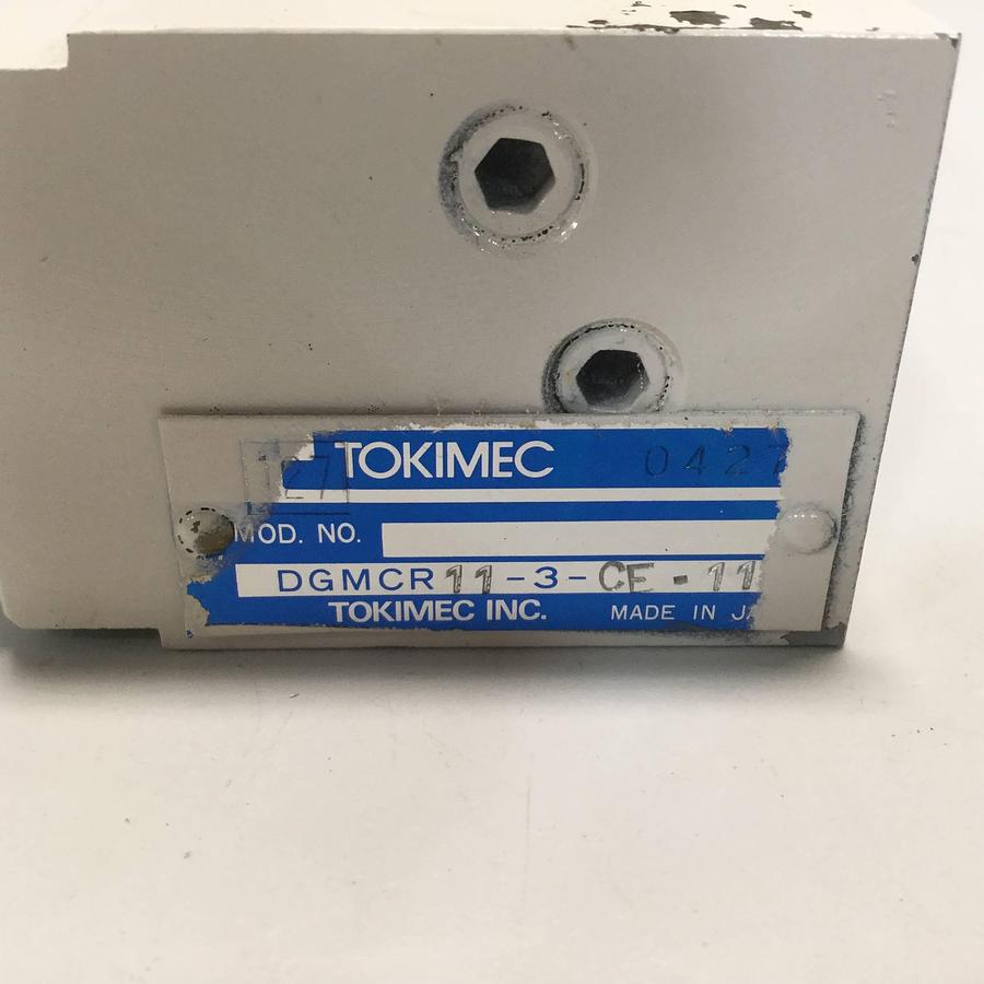 Used TOKIMEC Valve DGMCR11-3-CE-11 #95378