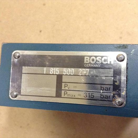 Used BOSCH Valve 1 815 5600 277 #78884