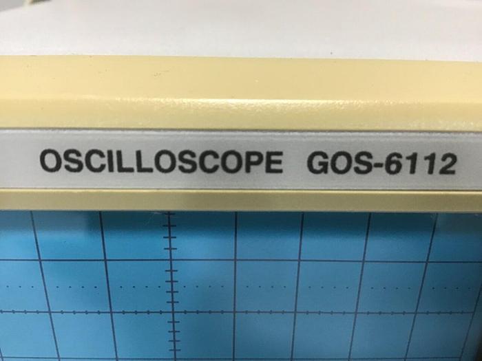 Used GW INSTEK Oscilloscope GOS-6112 #119525