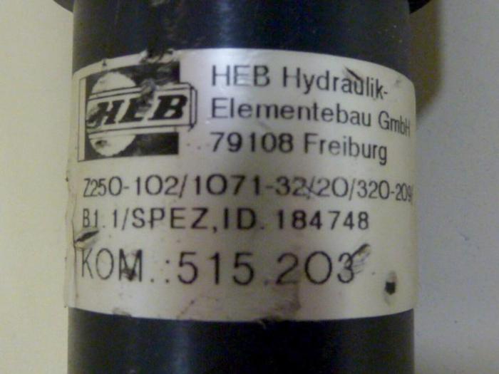 Used HEB HYDRAULIK Cylinder E250-102/1071-32/20-320-209/B1 USED