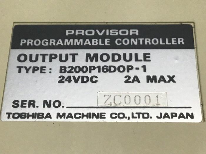 Used TOSHIBA Output Module B200P16DOP-1 #129615