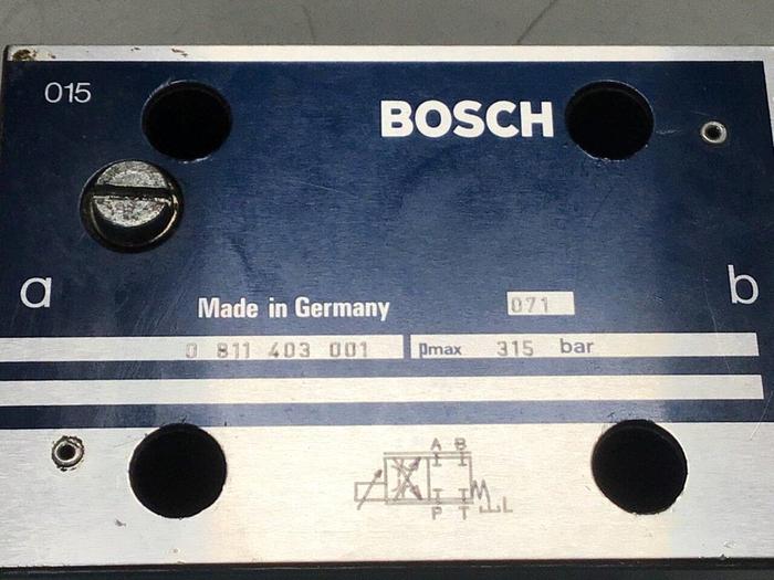 Used BOSCH Servo Proportional Valve 0 811 403 001 #137308