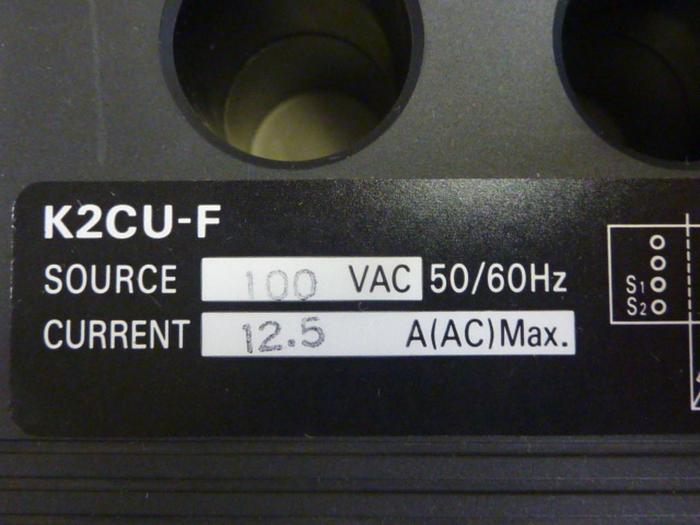 Used OMRON Heater Fault Detector K2CU-F10A-C #65690