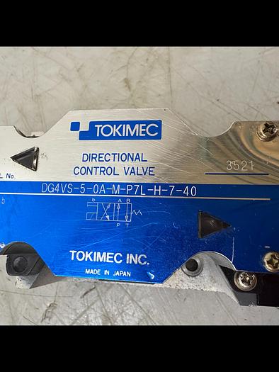 Used TOKIMEC DG4VS-5-0A-M-P7L-H-7-40